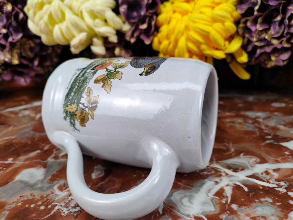 Ceramiczny myśliwski kufel - Krogulec z gilem - 0,38 L - Reimann