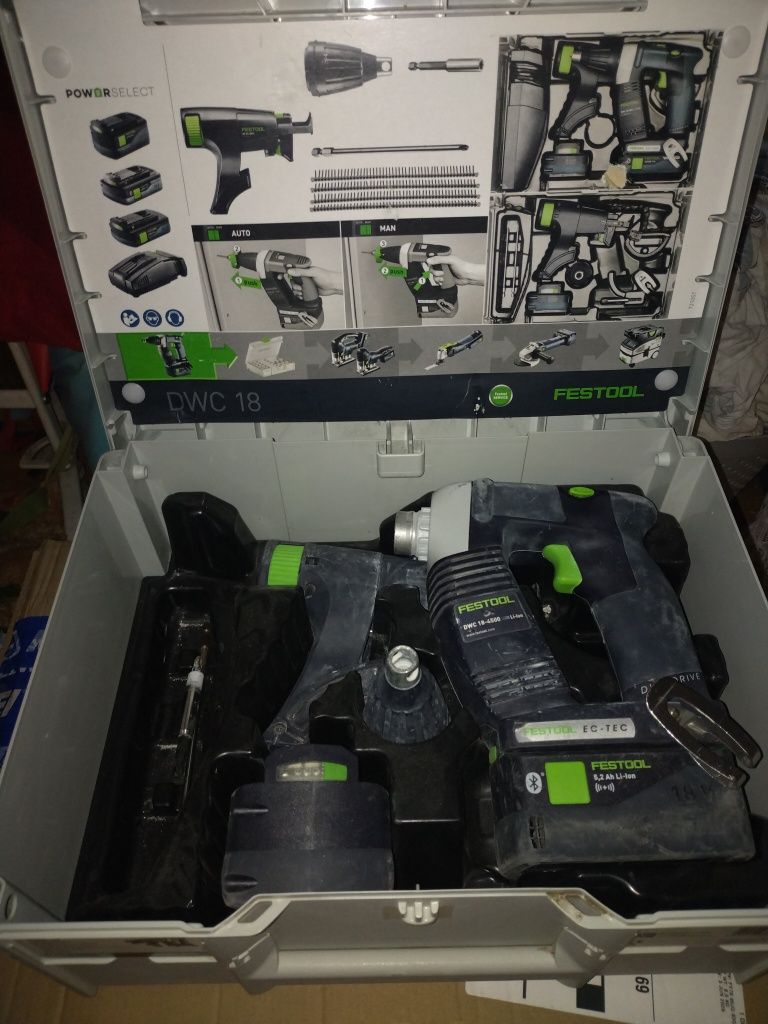 Wkrętarka festool duradrive do płyt G-k  DWC 18-4500