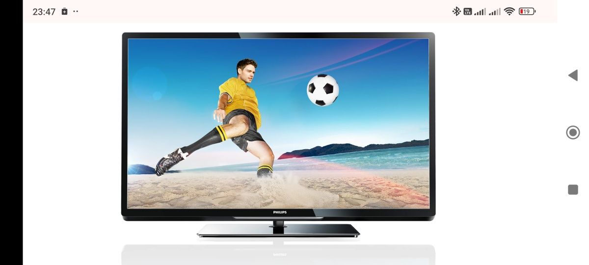 PHILIPS Телевізор 42 дюймів + DTV-T2 
MODEL NO.:
42PFL4007H/12

Телеві