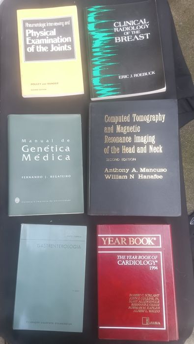 Livros antigos sobre medicina