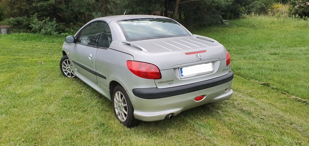 Peugeot 206 CC Srebrny