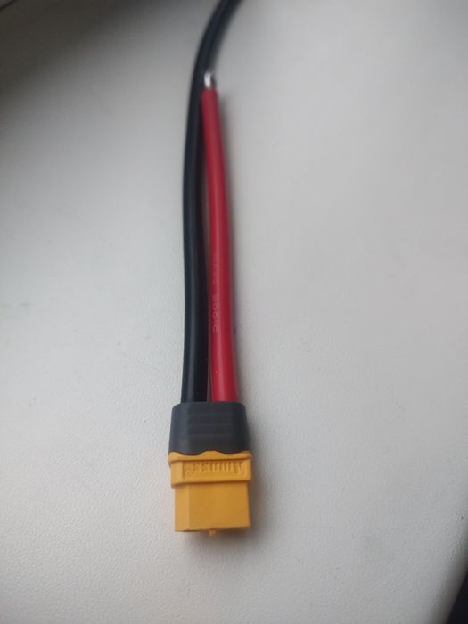 Готовий силовий кабель AWG10, з конектором XT-60,для 6s3p