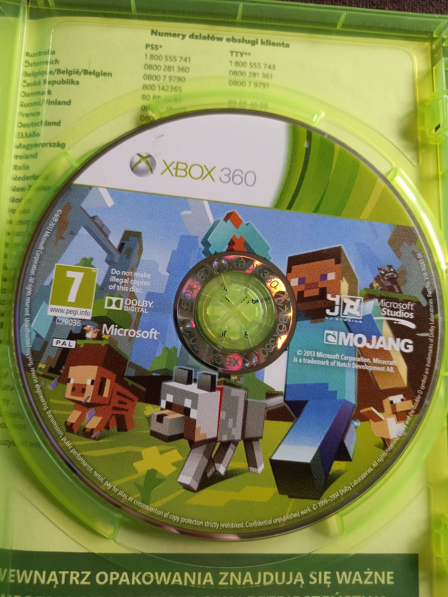 Gra Minecraft na konsolę xbox 360