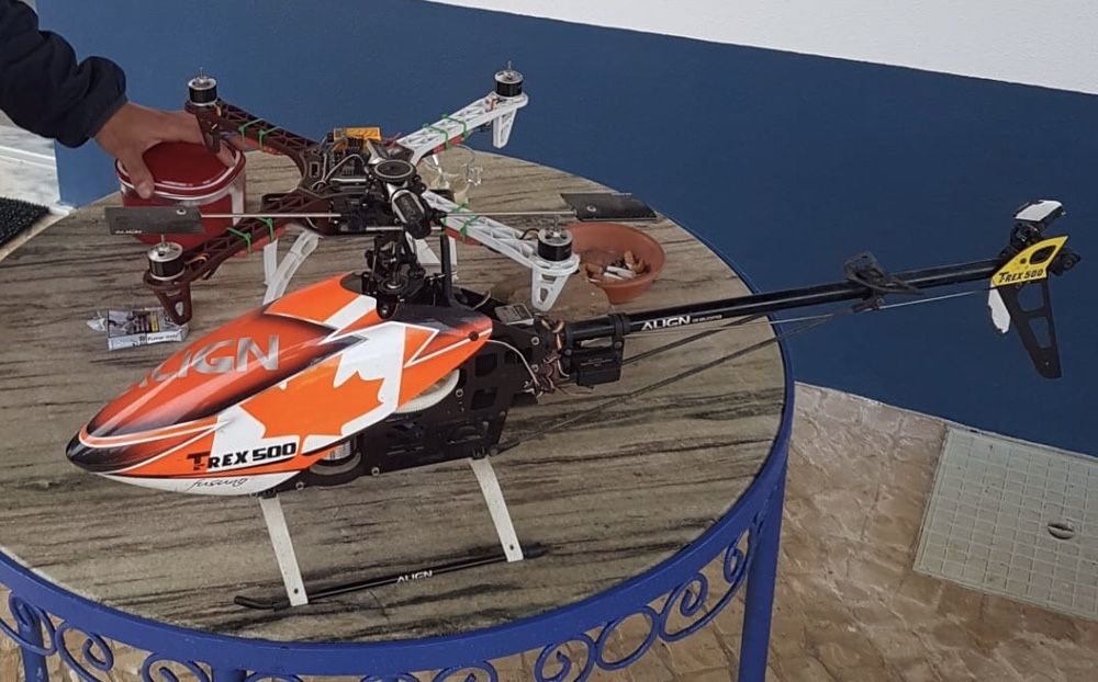 Drones Helicópteros