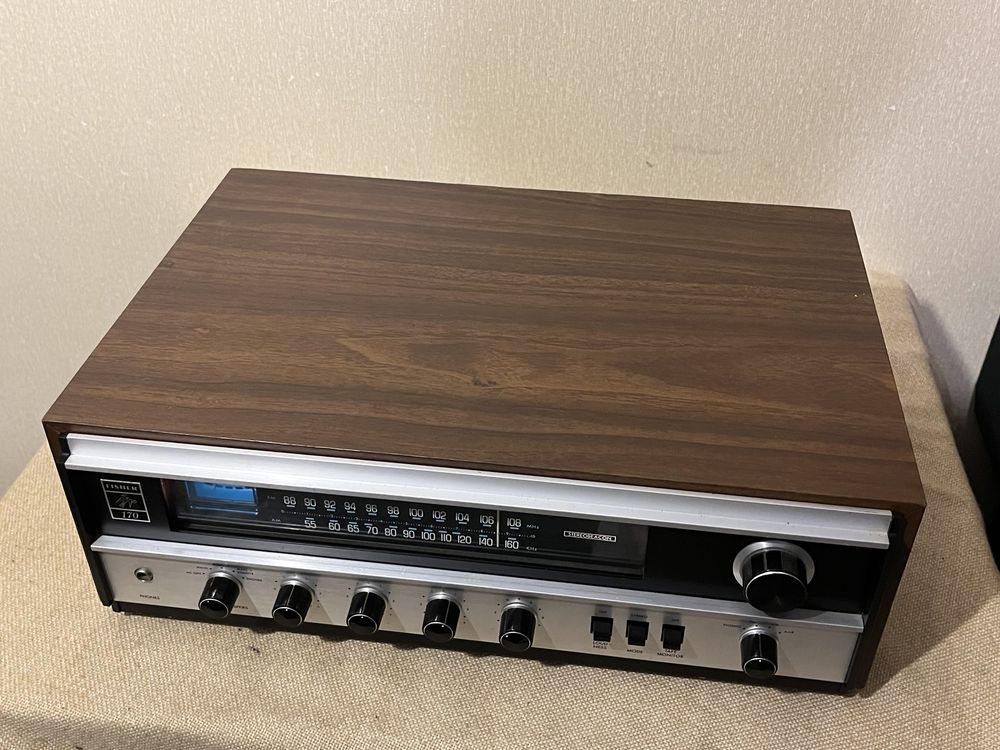 Аудиофильский красивый HI-FI ресивер 70-х FISHER 170 (ЗВУК!)