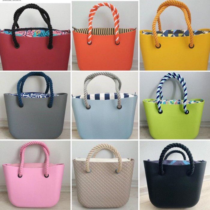 Каучуковая сумка конструктор bag... Комплект корпус, ручки и чехол. O