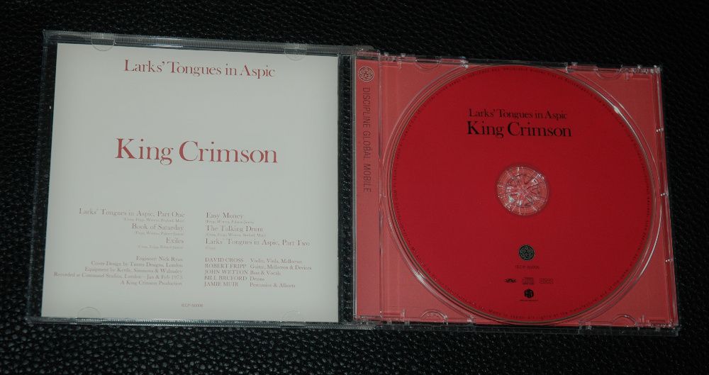 KING CRIMSON - Larks` Tongues In Aspic. 2008 DGM.Japan. HDCD