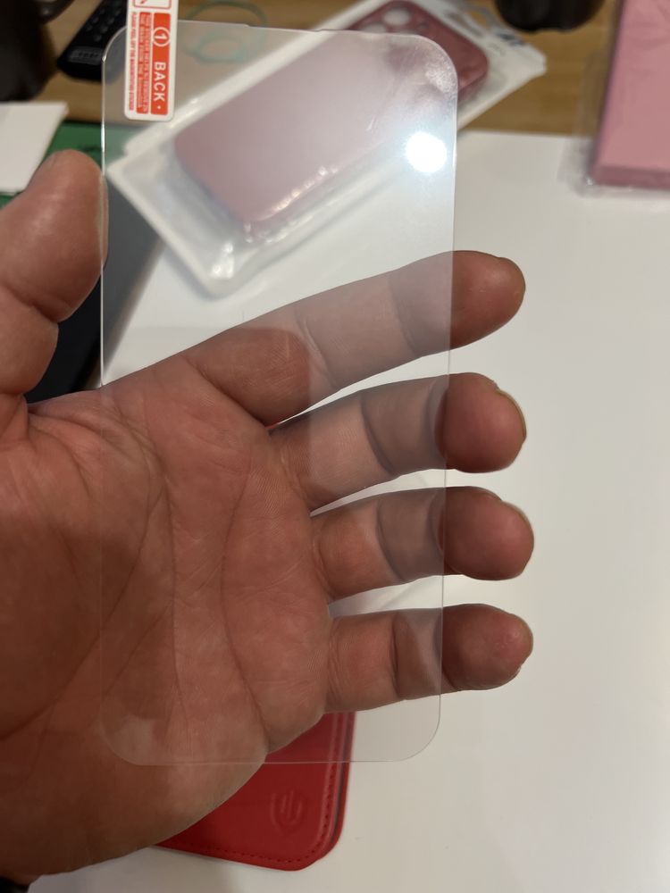 Etui skóra Premium Shieldon iPhone 13 Pro Max + szkło