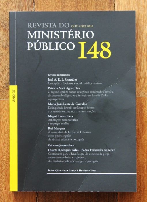 Revistas de 2016 do Ministério Público n.º 145, 146, 147 e 148