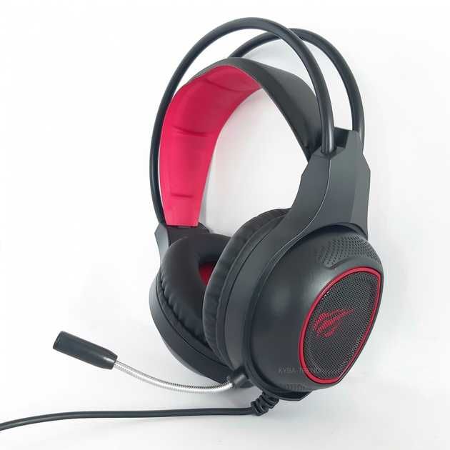 Ігрові навушники HAVIT HV-H2239D з мікрофоном та підсвіткою Black/Red