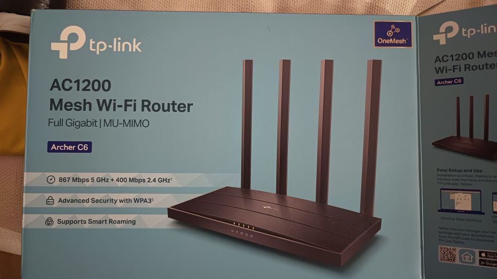 TP Link router wi-fi AC1200