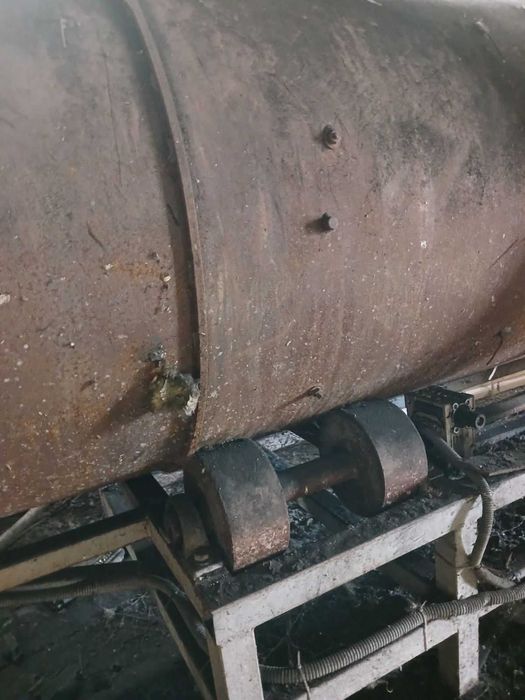 Сушильний барабан. Промислова сушка.