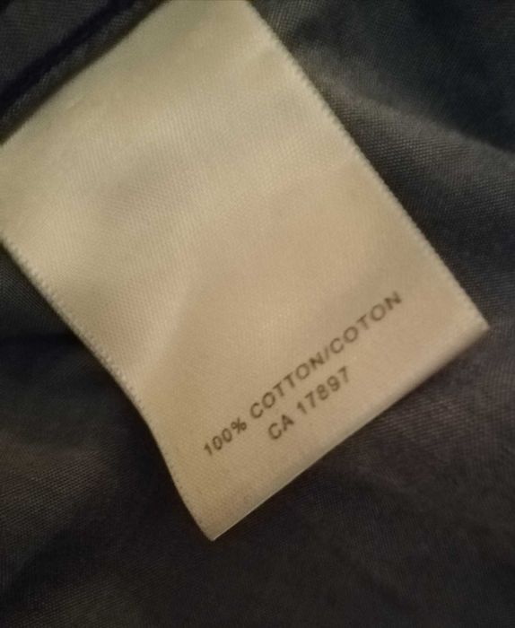 Koszula męska w kratę Banana Republic L 100% bawełna plamki