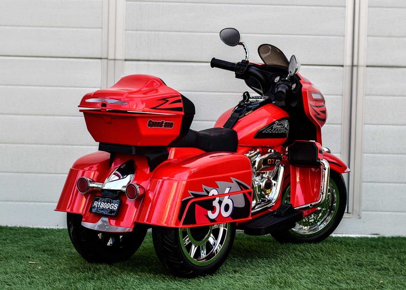 Motocykl HARLEY DAVIDSON CVO Elektryczny Auto Akumulator TRAJKA DZIECI