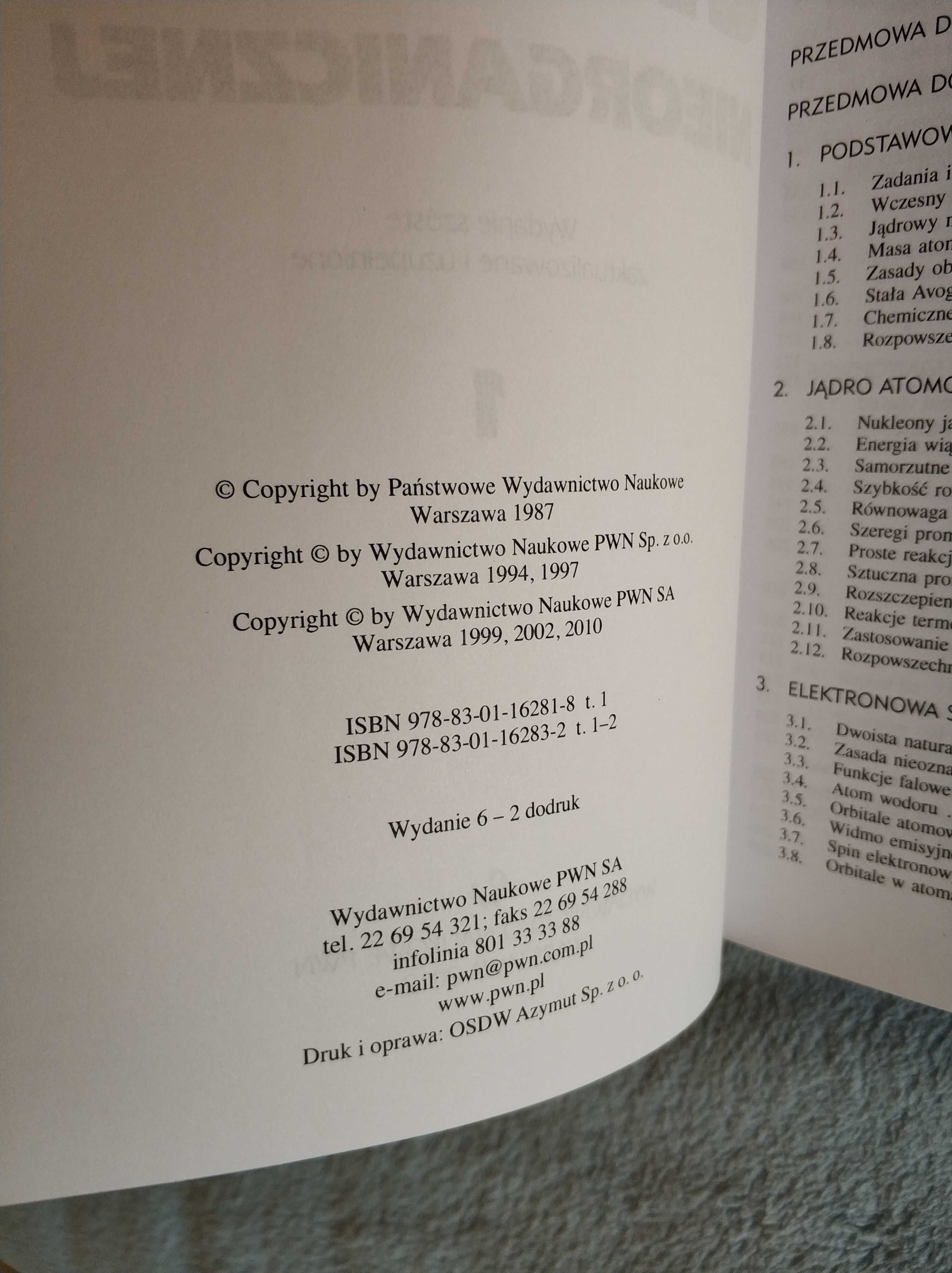 Podstawy chemii nieorganicznej A. Bielański tomy 1-2 (wyd. 6)