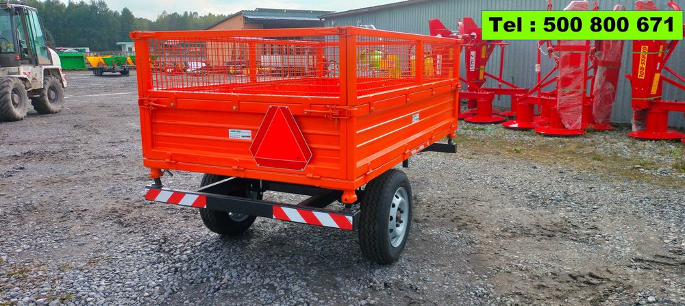 Przyczepa Przyczepka 1.5 T z Wywrotem Do Mini Traktora