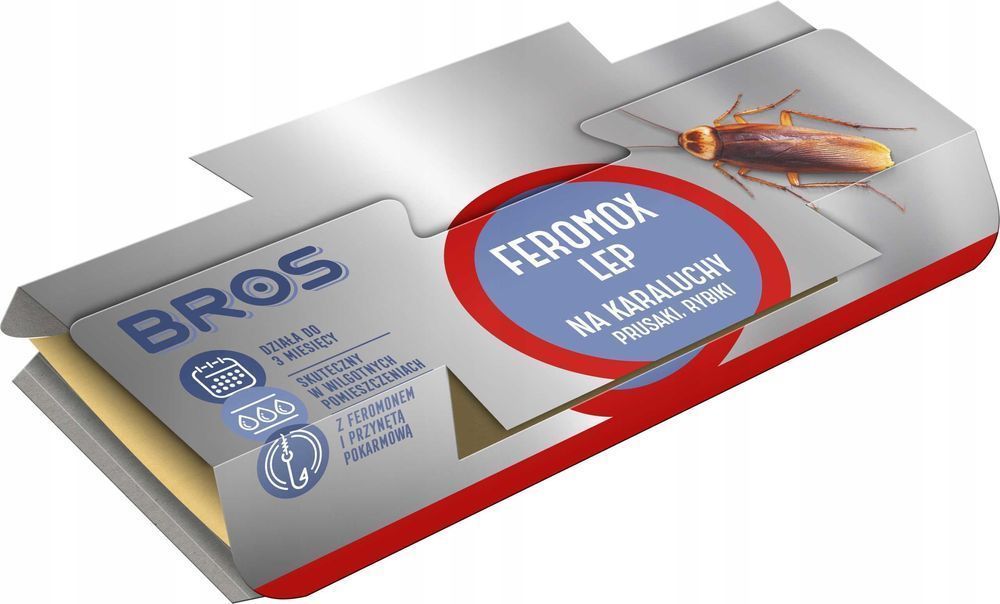 Bros - Feromox Standard - Lep Na Karaluchy, Prusaki, Rybiki - 10 Szt.