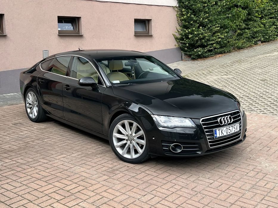 Audi A7 Sportback 3.0 TDI 204KM_Automat_Szczery opis_LED_Kamery 360_Navi_Serwisowany