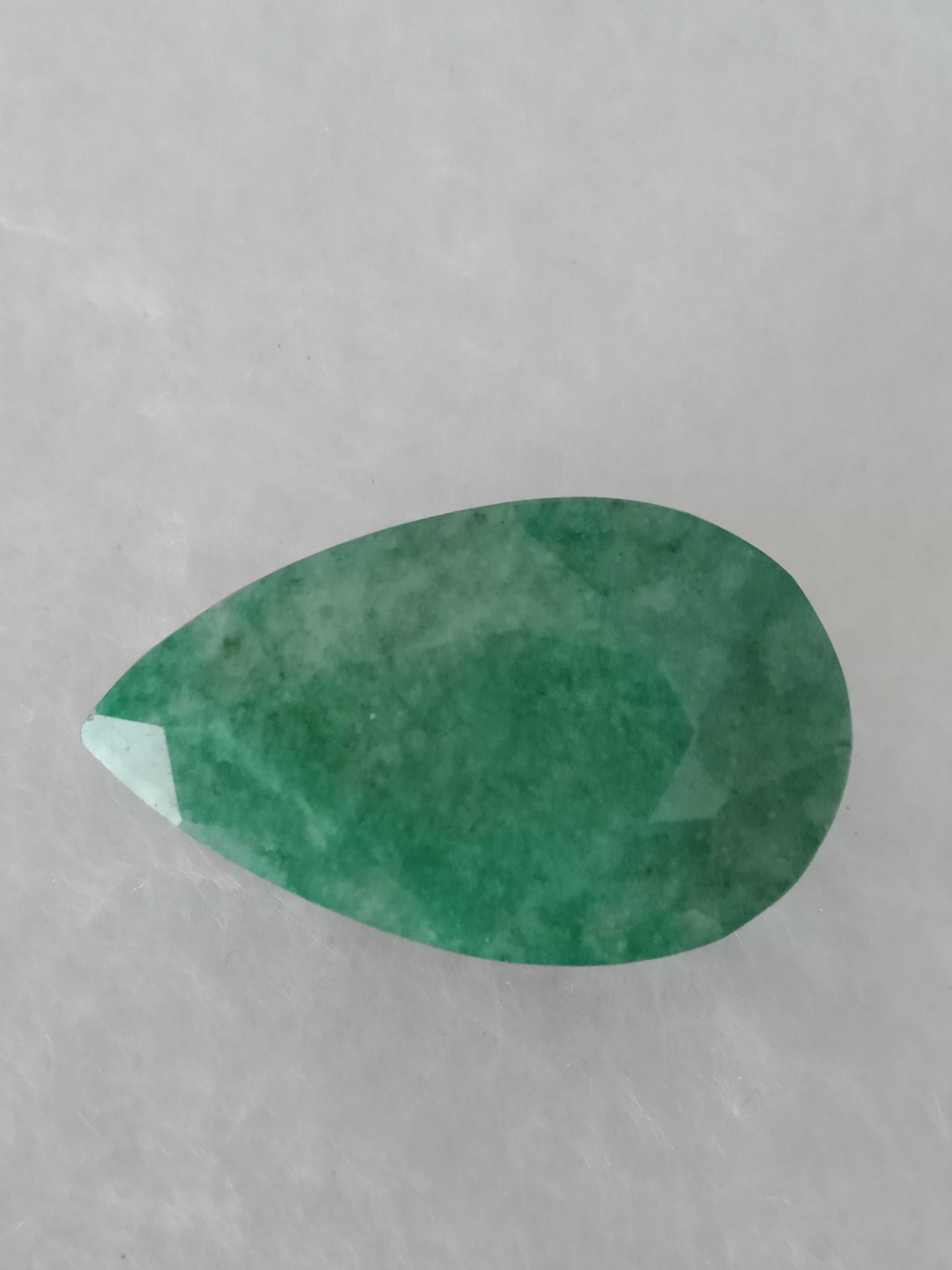 Enorme e bonita esmeralda pedra preciosa natural 123 Cts.Portes grátis