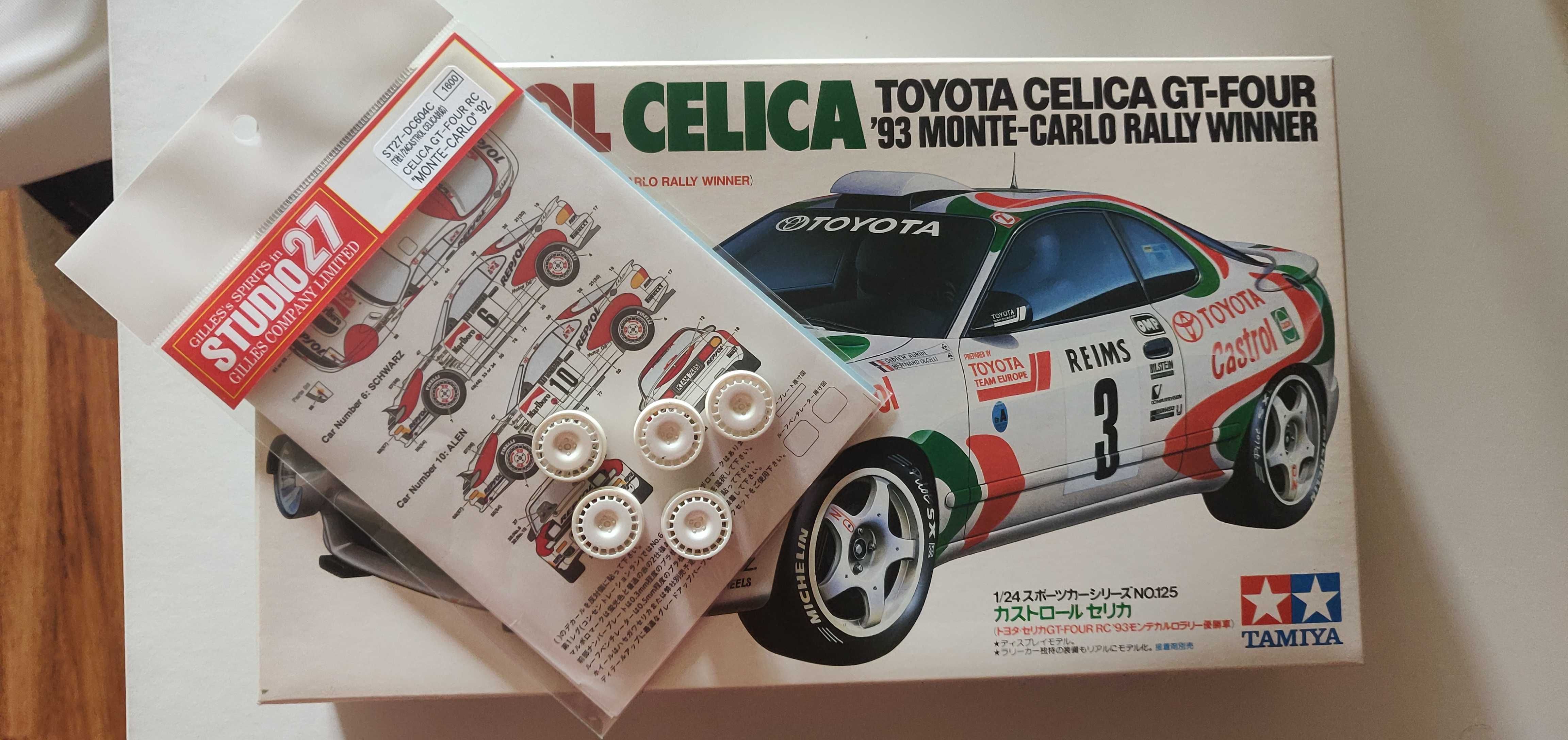 Tamiya Toyota Celica + extras rally 1992