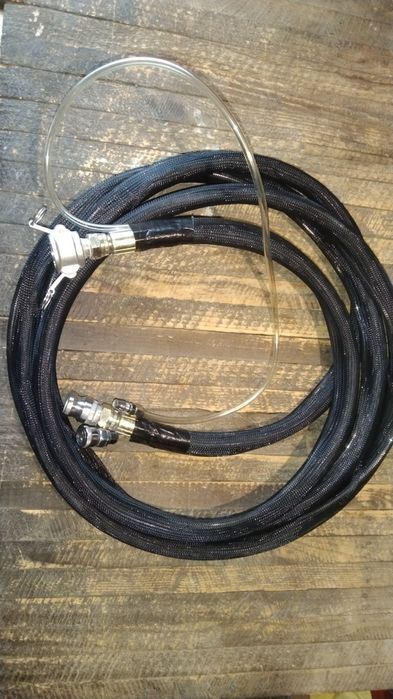 Подвійний  шланг із конекторами до штукатурних, шпаклівочних  станцій