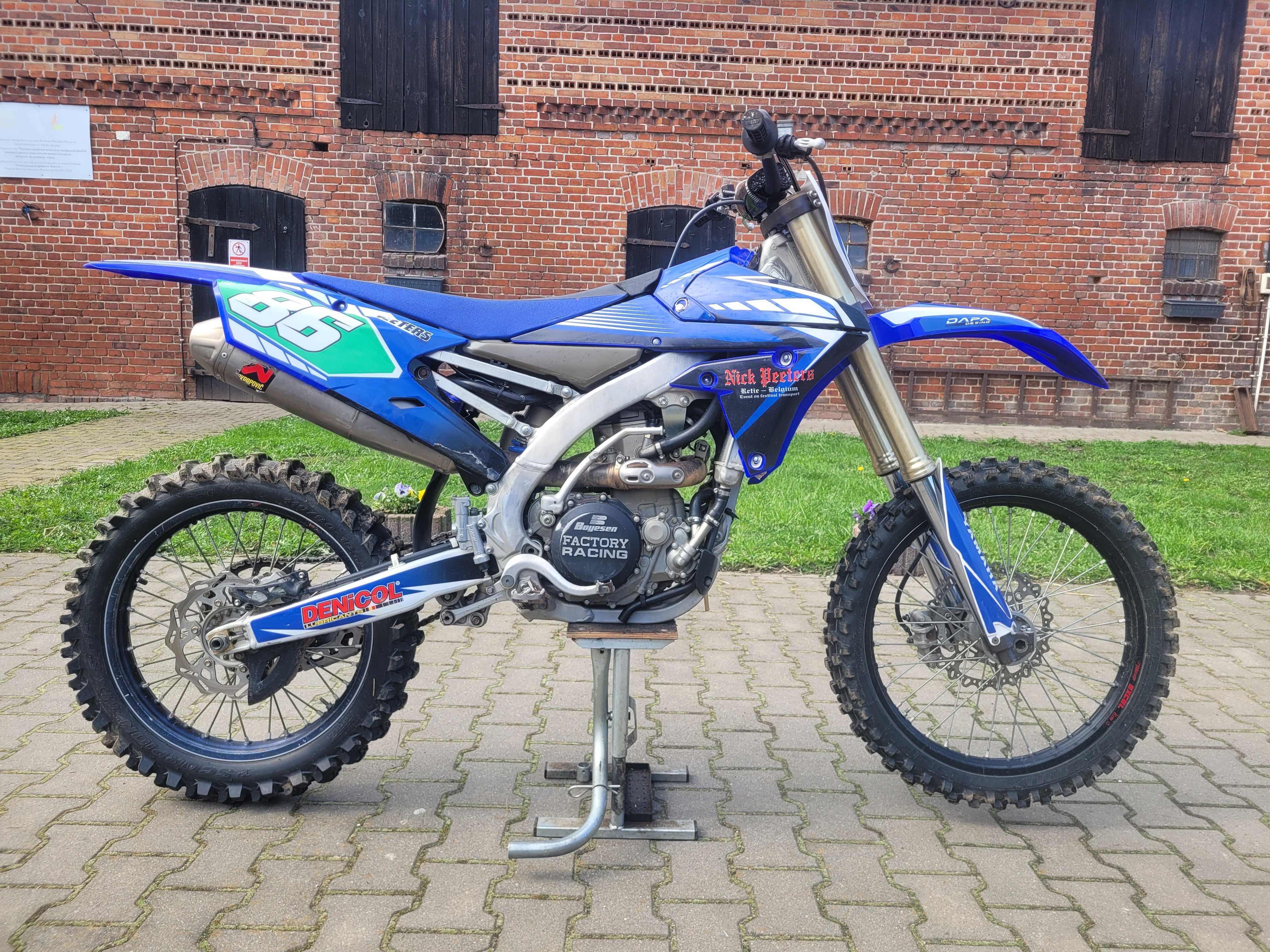 Motocykl crossowy cross Yamaha YZ450F 2017 YZF 450 16 motogodzin