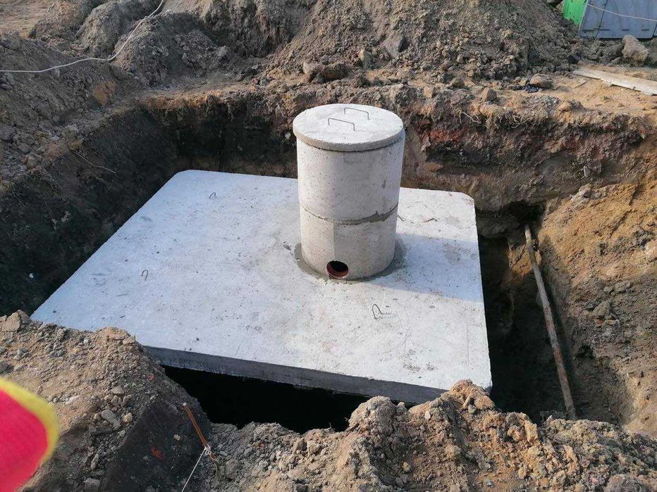 Szamba Betonowe z WYKOPEM Szambo Kompleksowo Zbiornik na wodę 6,8,10m3