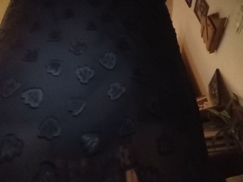 Vestido preto cerimónia de confecção