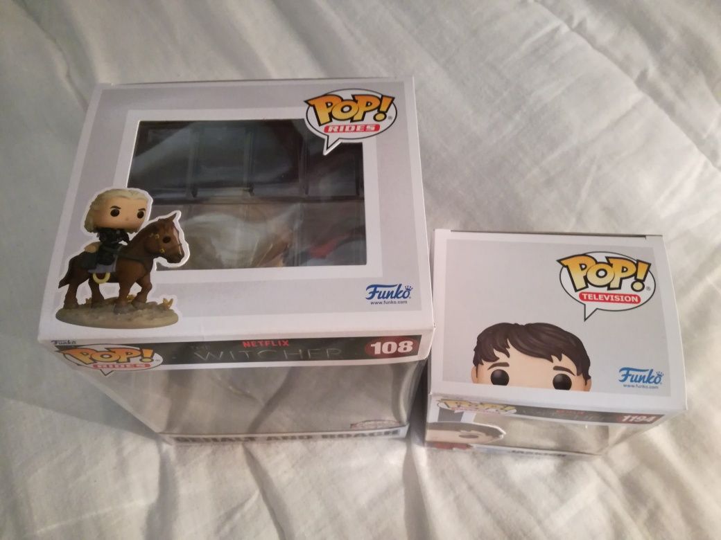 Pack funko pop Witcher Geralt and Roach rides e Jaskier