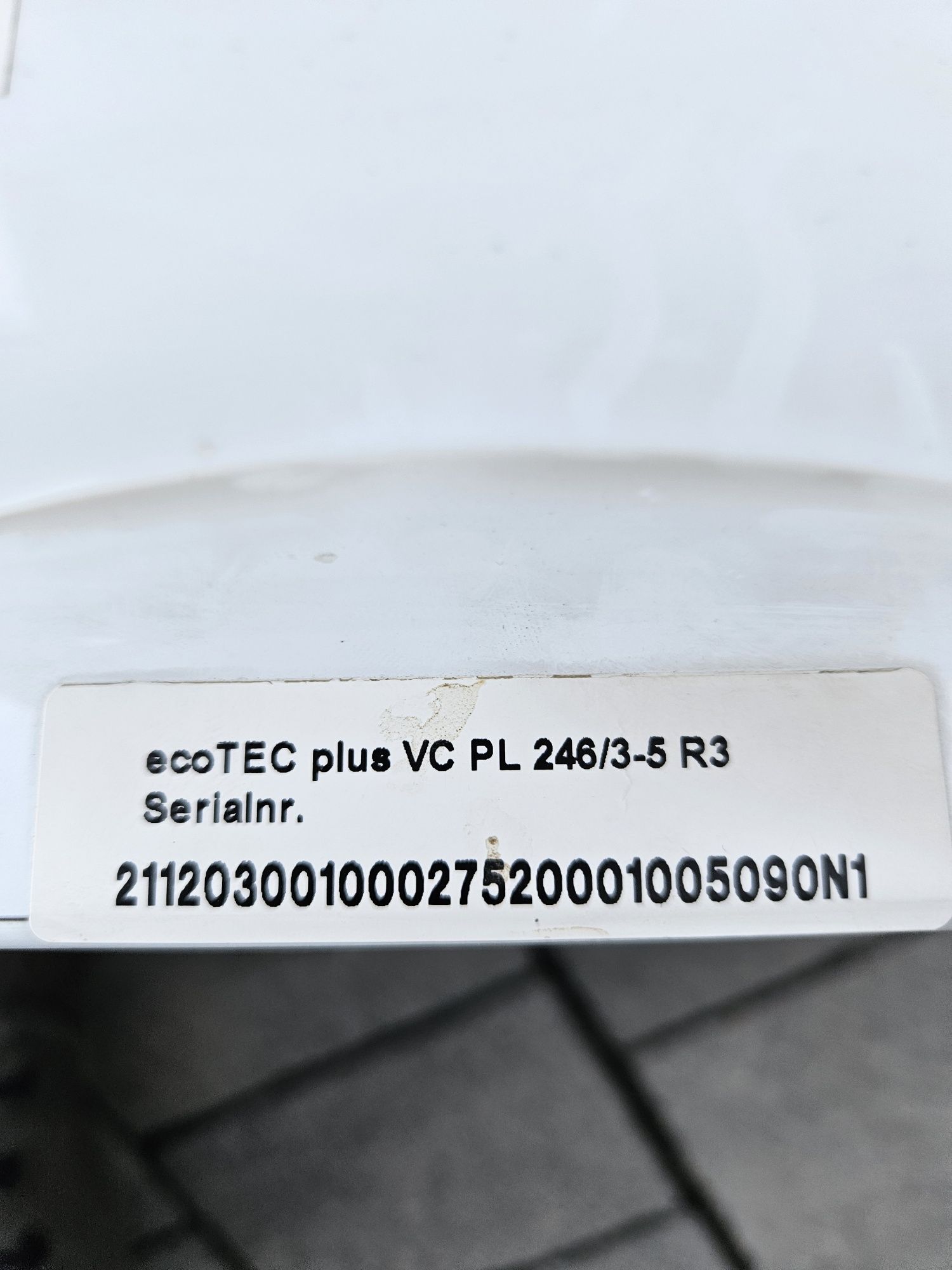 Vaillant ecoTEC plus VC PL 246/3-5 R3