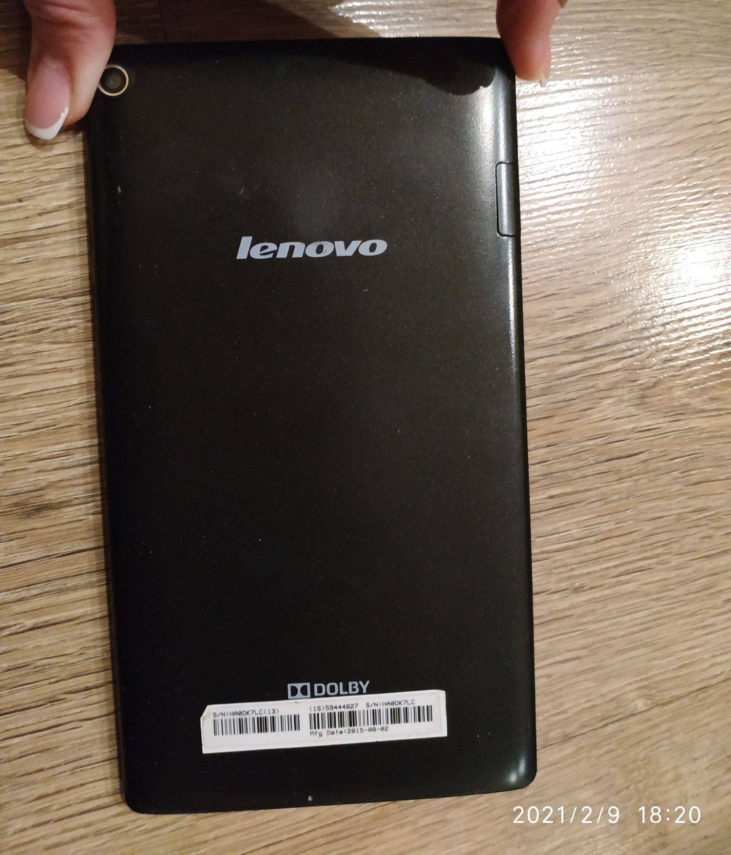 Планшет Lenovo TAB 2 A7-20F