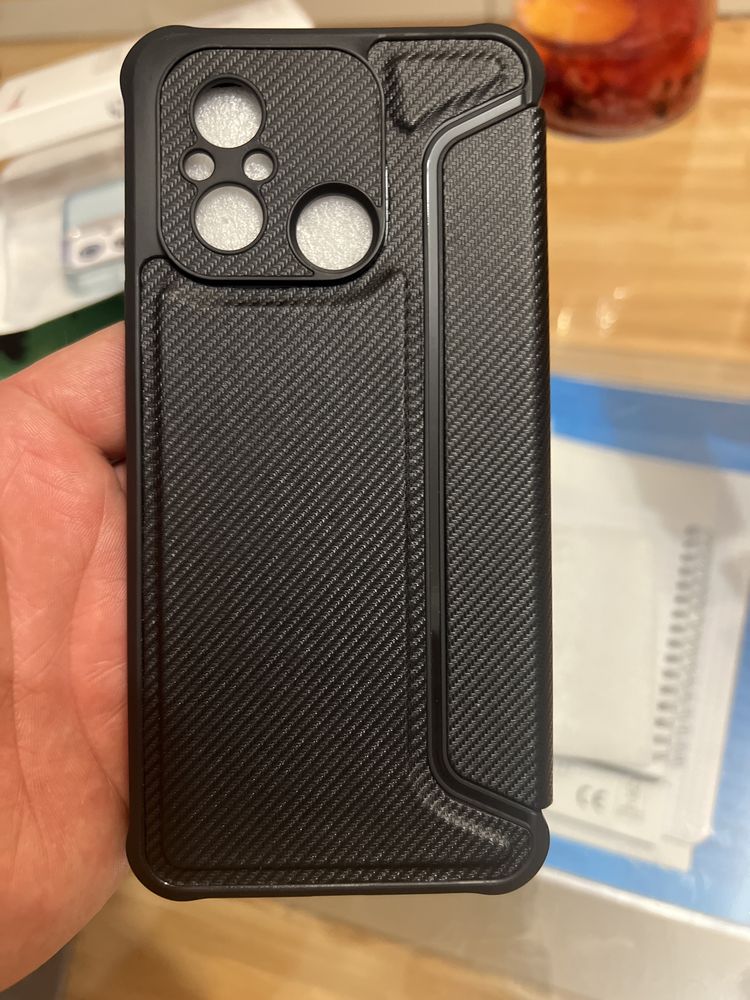 Etui razor klapka do Xiaomi Redmi 12C + szklo ochronne