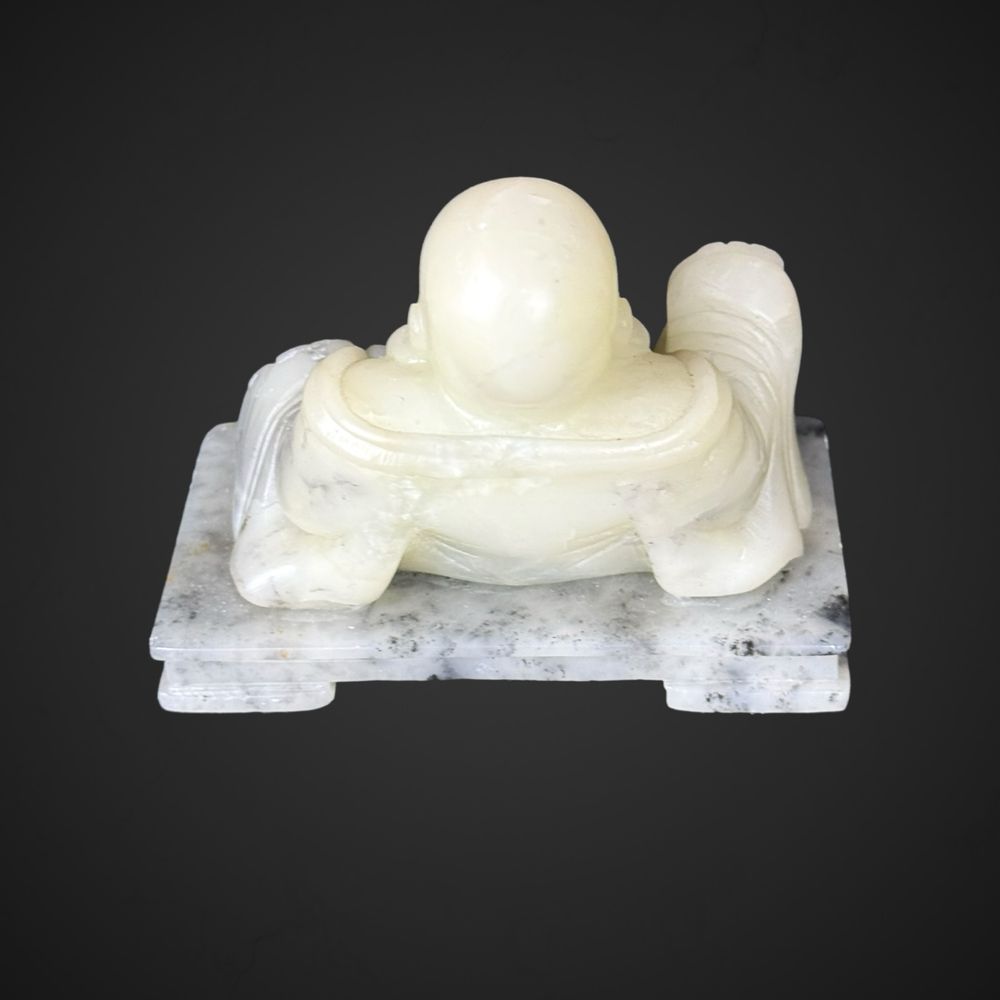 Figurka Śmiejący się budda kamień mydlany azja Chiny B41/61814