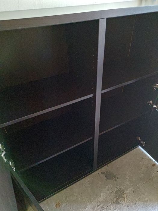 Szafka dwudrzwiowa regał z półkami 130x120x40