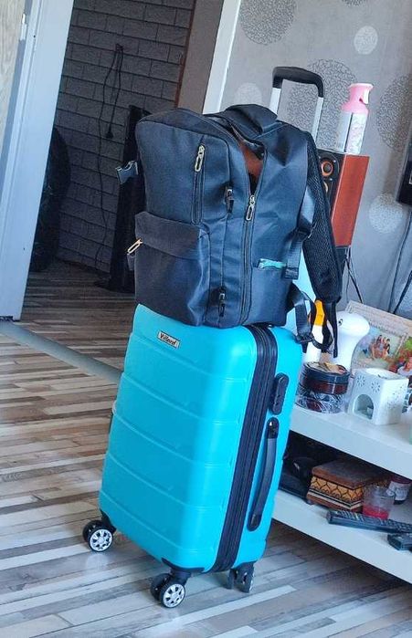 Wytrzymały Plecak Ryanair WizzAir 40x20x25 Bagaż Podręczny Kabinowy