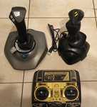 Joysticki kontrolery retro PC Logitech Microsoft  Trustmaster