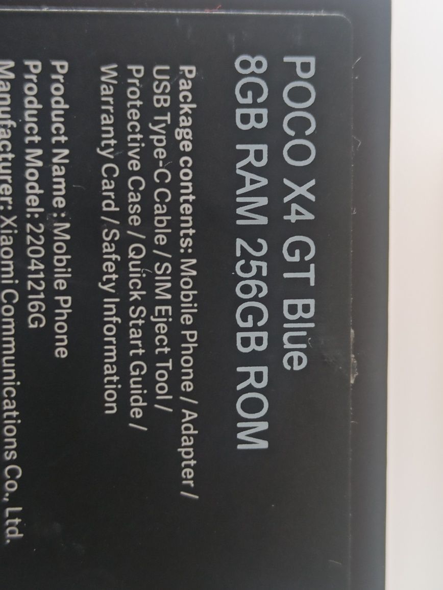 Smartfon POCO X4 GT