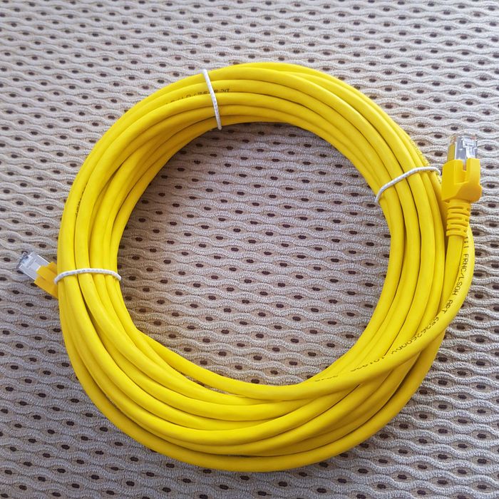 Kabel Krosowy LAN DATWYLER kat.6a flex 4P Zolty 2x po 10M i 2x Po 1,5M
