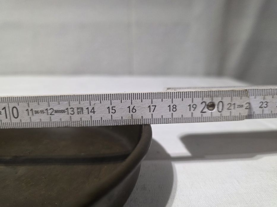 Sygnowane szalki mosiężne do wagi 3kg 1930r.