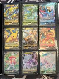 Cartas de Pokémon raras (diversas coleções)