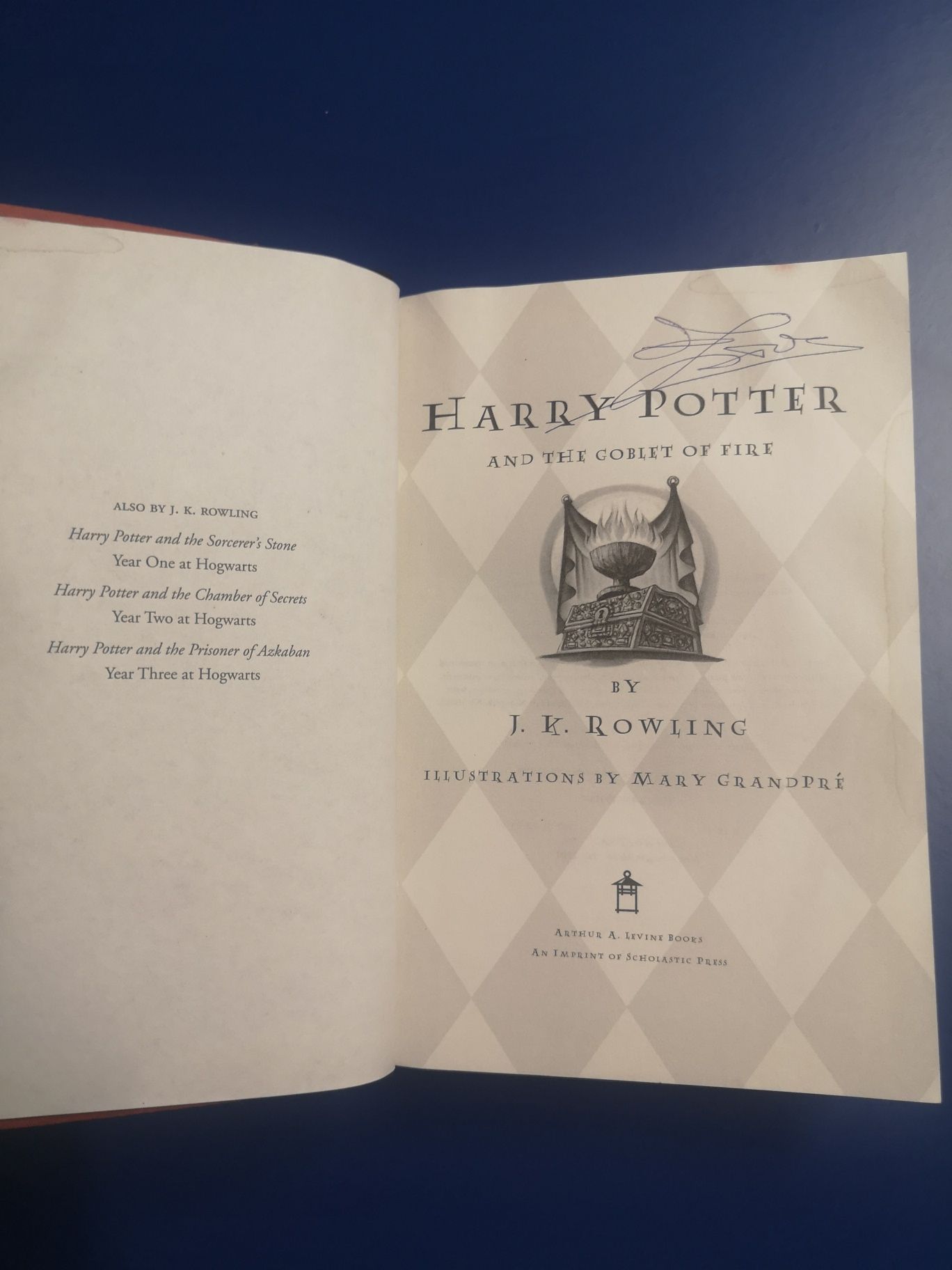 Livro Harry Potter and the Goblet of Fire