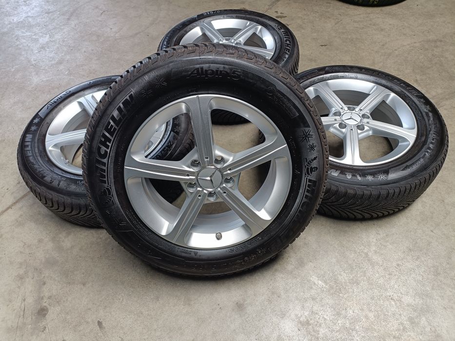 Alufelgi Koła Zimowe Mercedes 17 cali 5x112 A-Klasa B-Klasa, VW, Audi