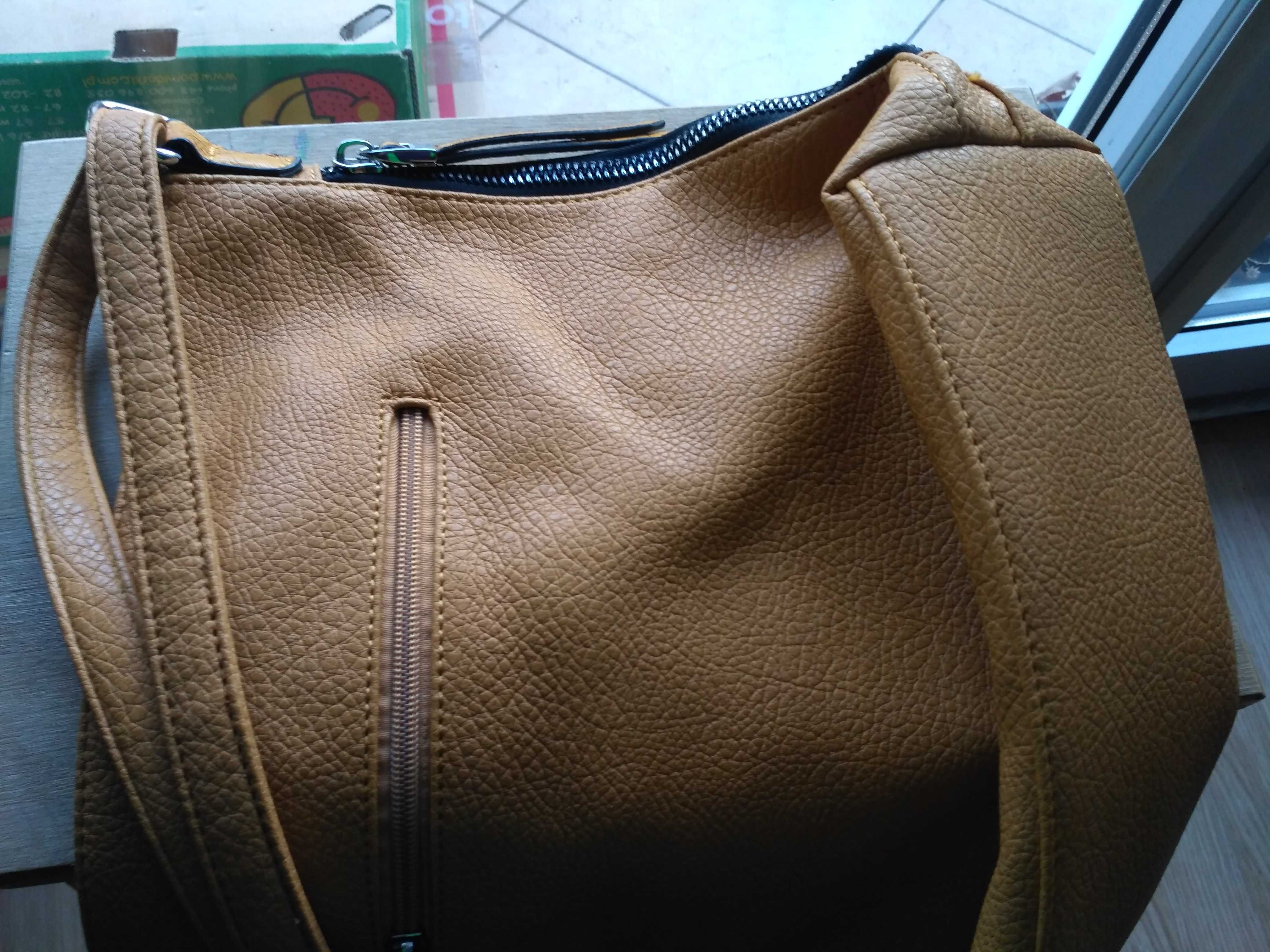 Torba A4 w kolorze camel