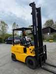 wózek widłowy MITSUBISHI FG15 LPG 5.0m 1500kg pompowane koła 4500mtg