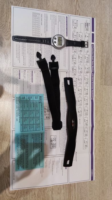 Pulsometr napiersiowy G-Pulse, 12 funkcji, wymienne baterie