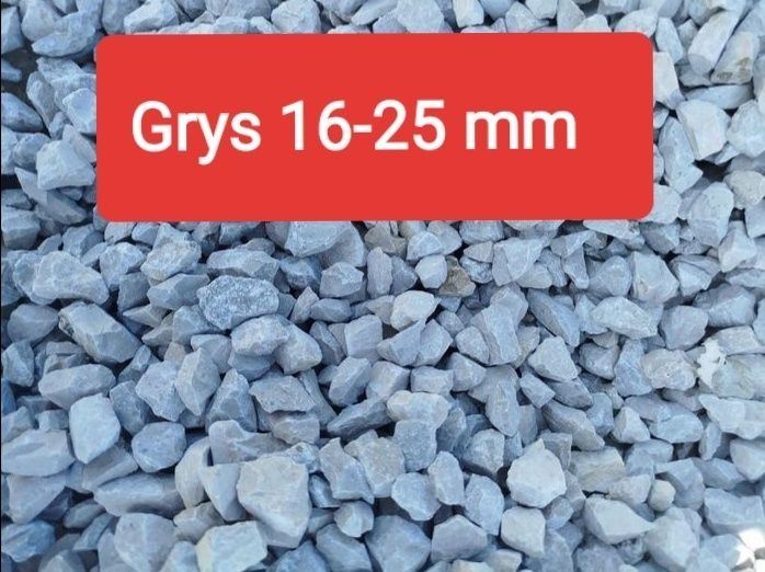 Kruszywo drogowe, grysy, 2-8, 8-16, 16-23, 16-33, 31-63 posesje itp.