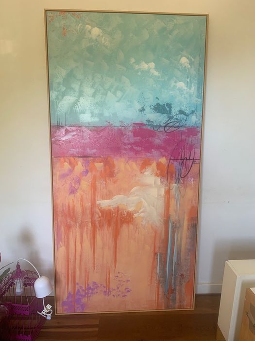 Quadro pintura abstrata