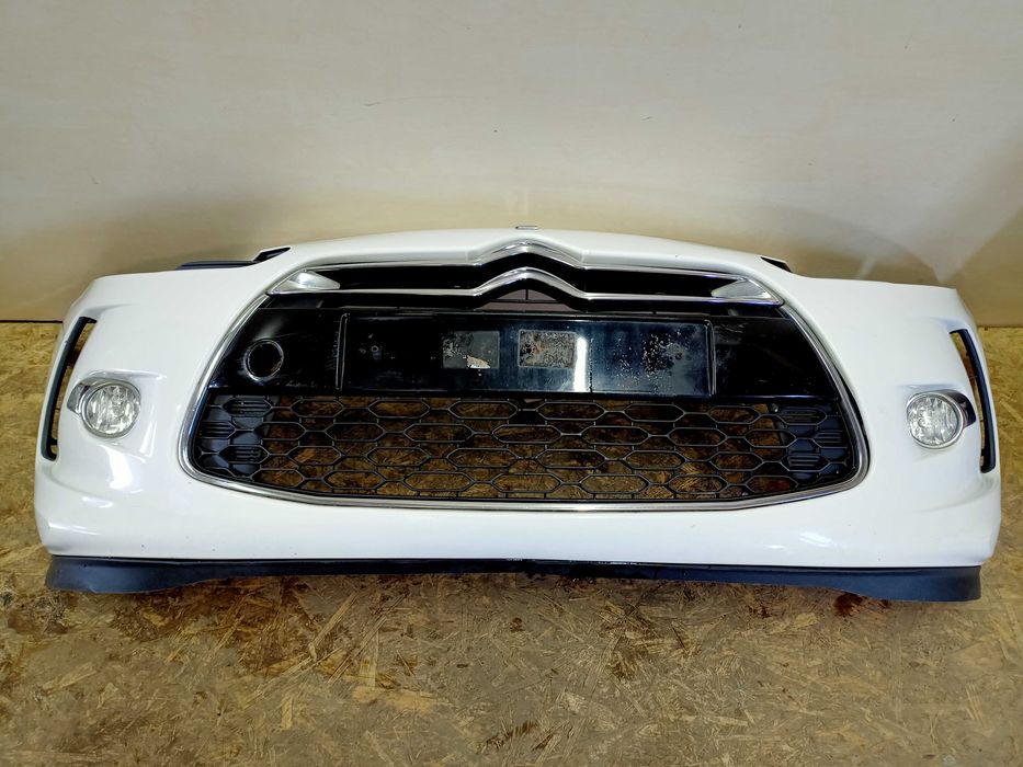 Citroen DS3 zderzak przód przedni biały demontaż halogeny oryginał