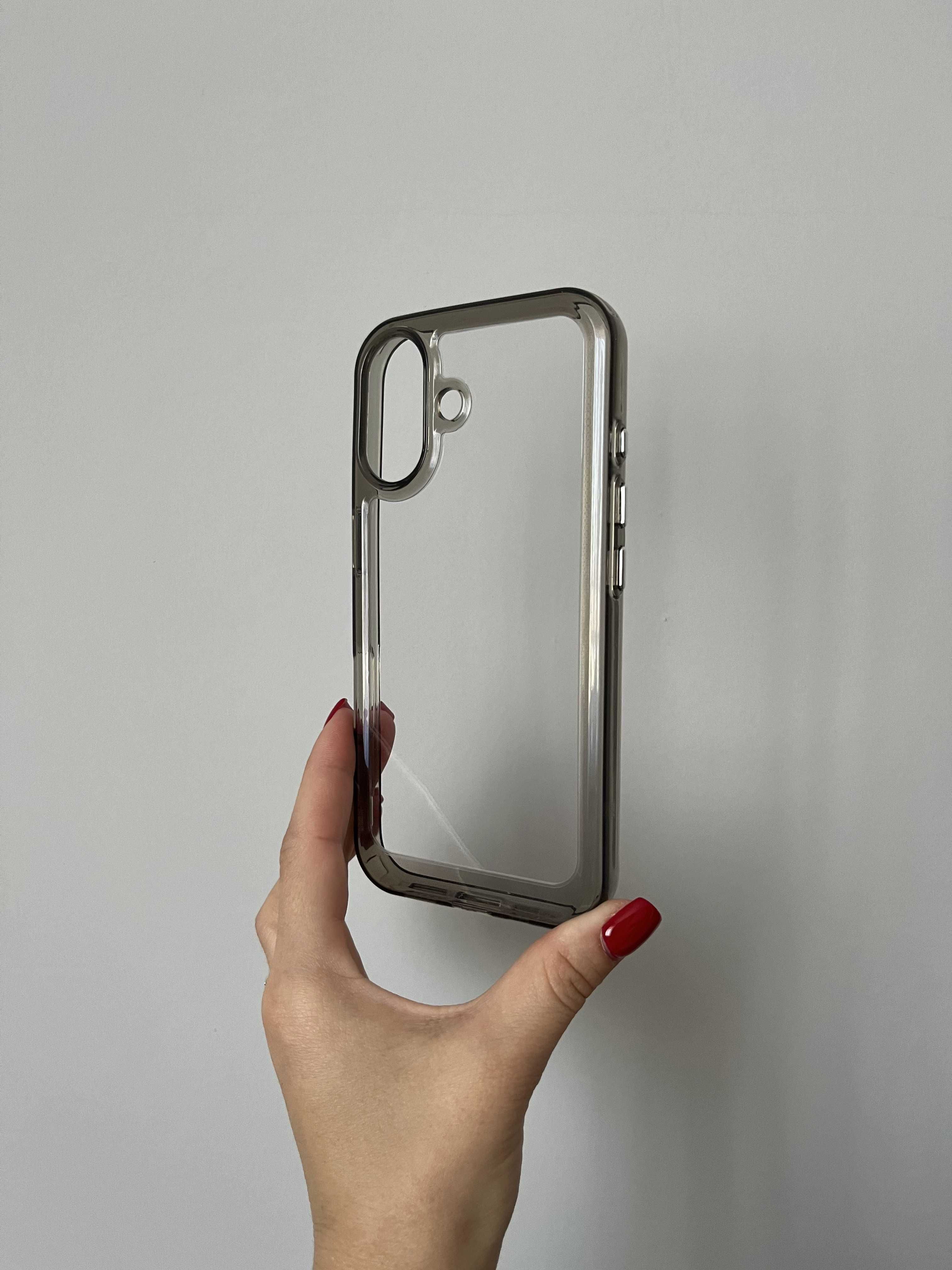 Чохол Grey TPU iPhone 16 Pro Max / 16 Pro / 16 айфон чехол силікон
