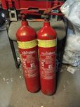 2x Pusta butla po gaśnicy CO2 5kg